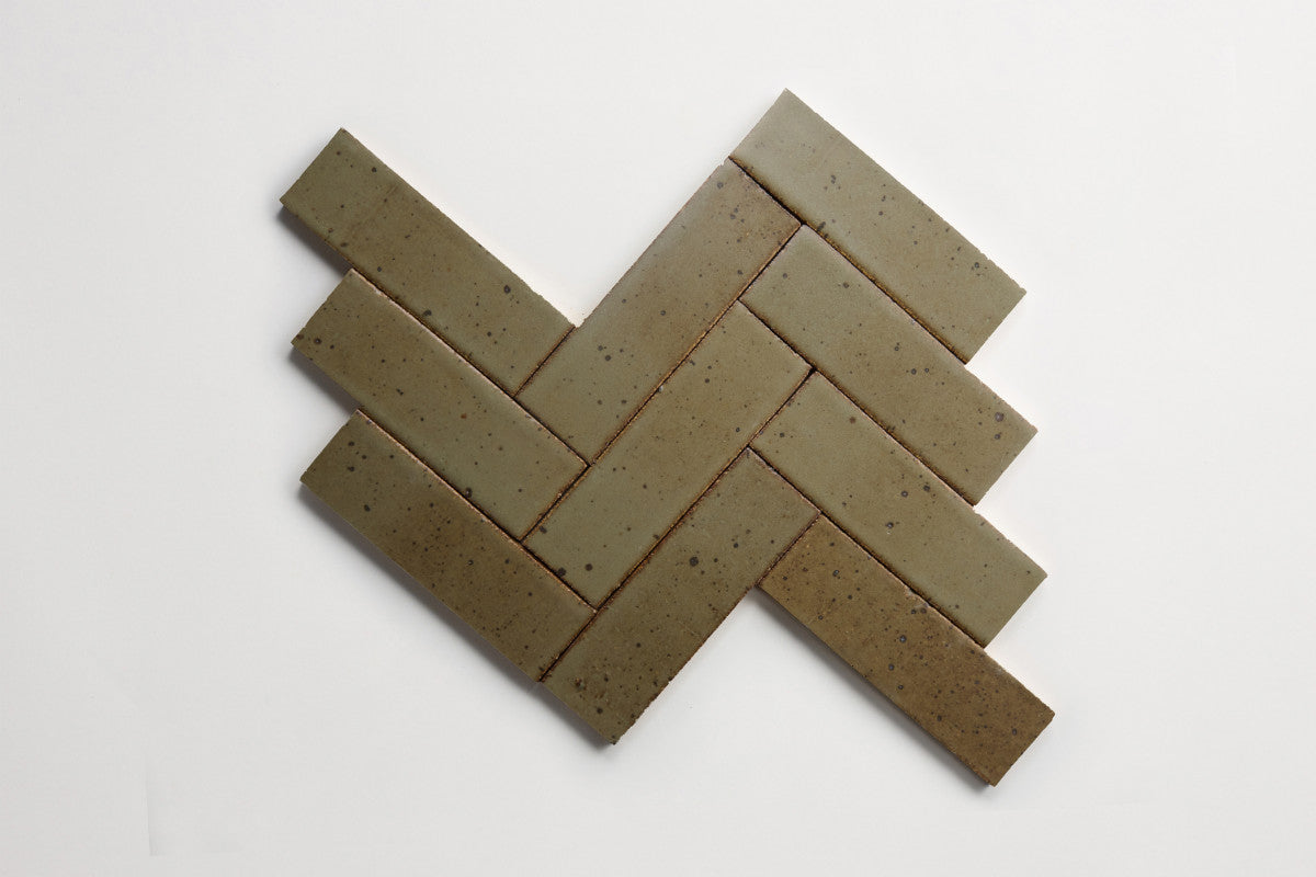 clé guild: new california | cigar | satin | salvia ~ 2½"x8"x½"