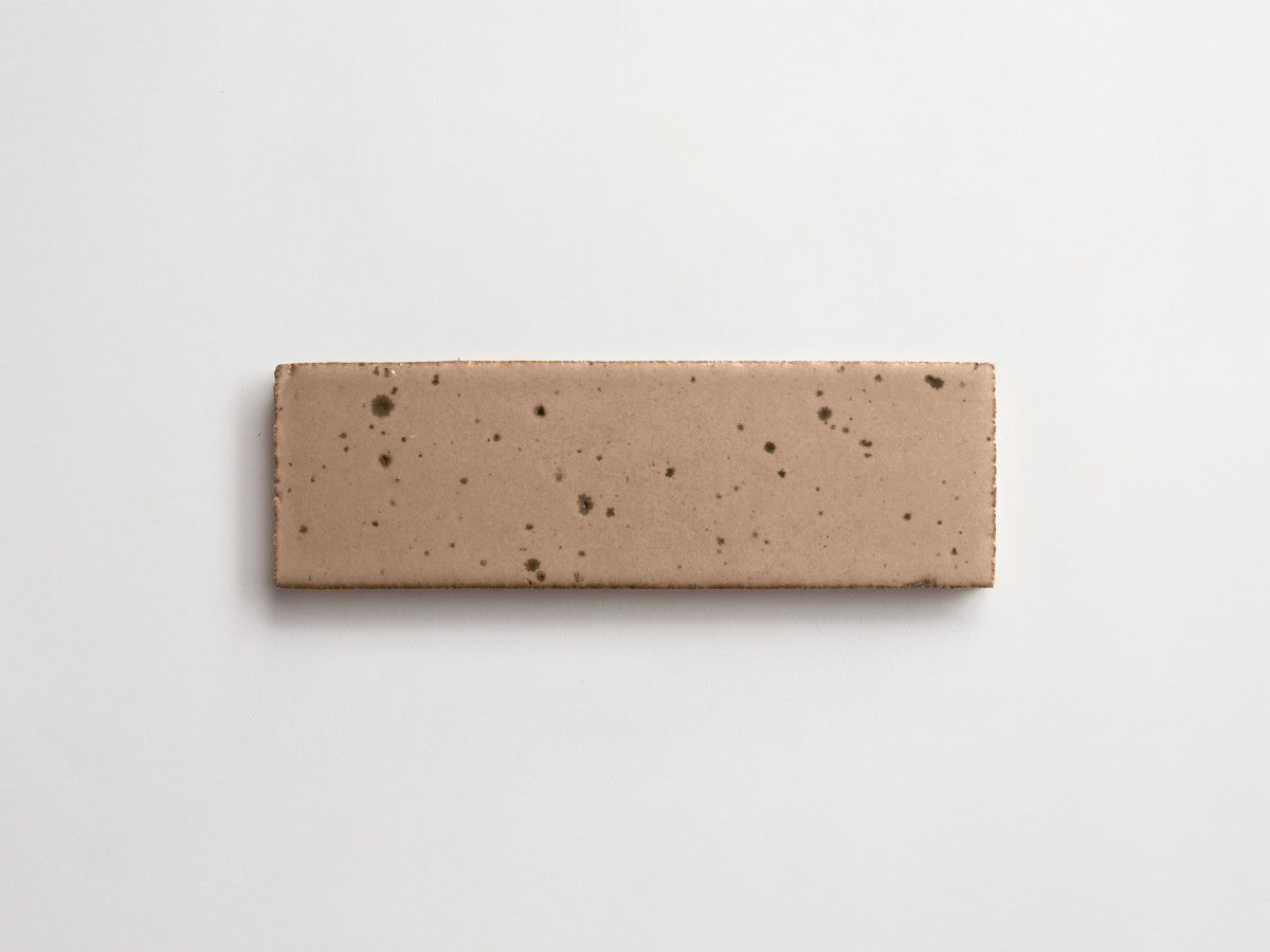 Guild thin glazed brick fisherman's flax 8 x 2.5 x 0.5.