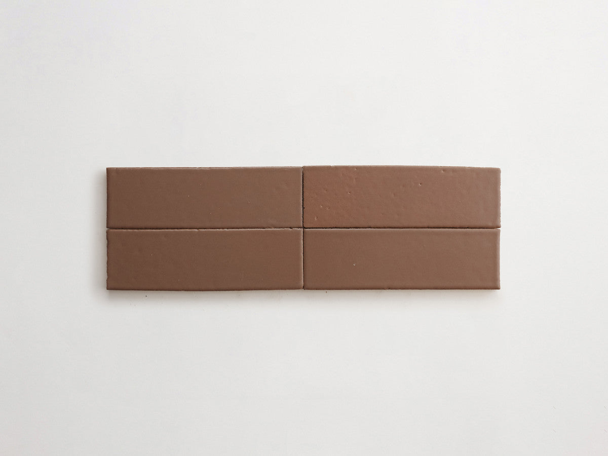 Guild thin glazed brick waxed cotton 8 x 2.5 x 0.5.