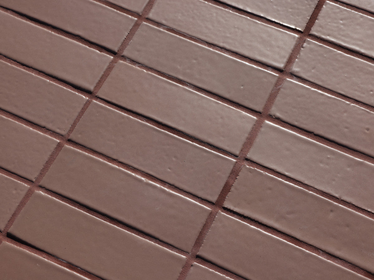 Guild thin glazed brick waxed cotton 8 x 2.5 x 0.5.
