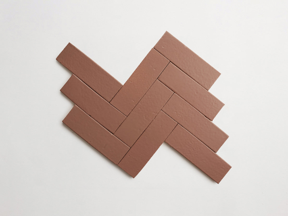 Guild thin glazed brick calendered cloth 8x2.5x0.5.