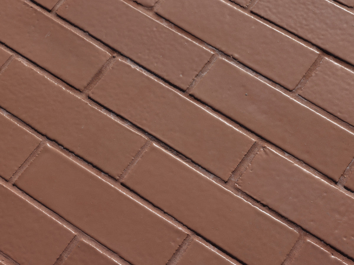 Guild thin glazed brick calendered cloth 8x2.5x0.5.