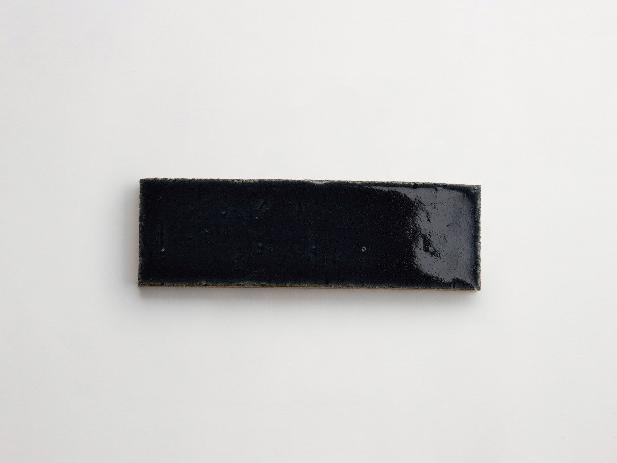 Glazed thin brick 2½x8 Niagara Blue Blue guild.