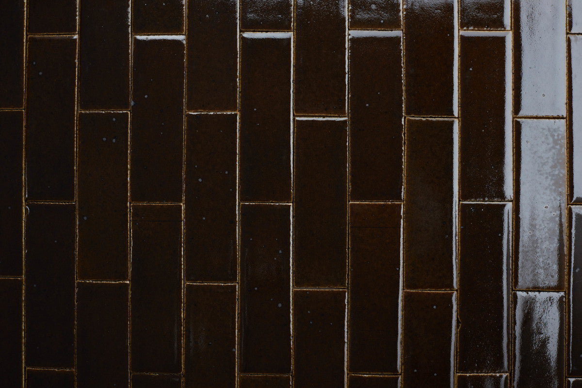 Glazed thin brick 2½x8 Breukelen Brown Brown guild.