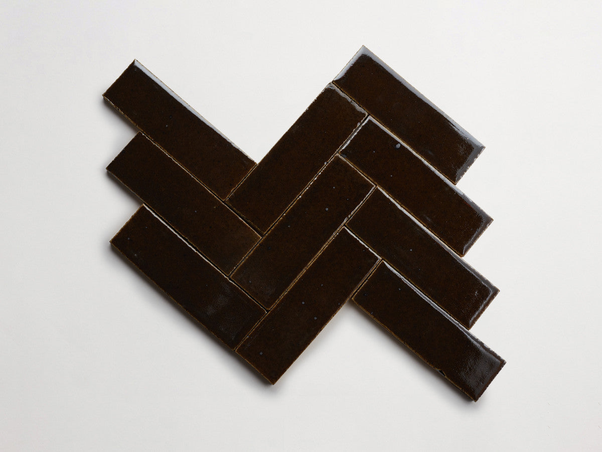 Glazed thin brick 2½x8 Breukelen Brown Brown guild.
