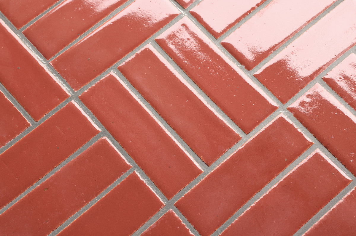 X ILIA glazed thin brick tile Clay limited edition.