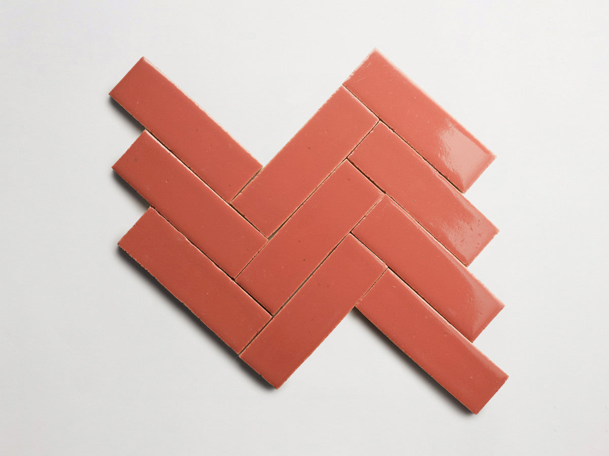 X ILIA glazed thin brick tile Clay limited edition.