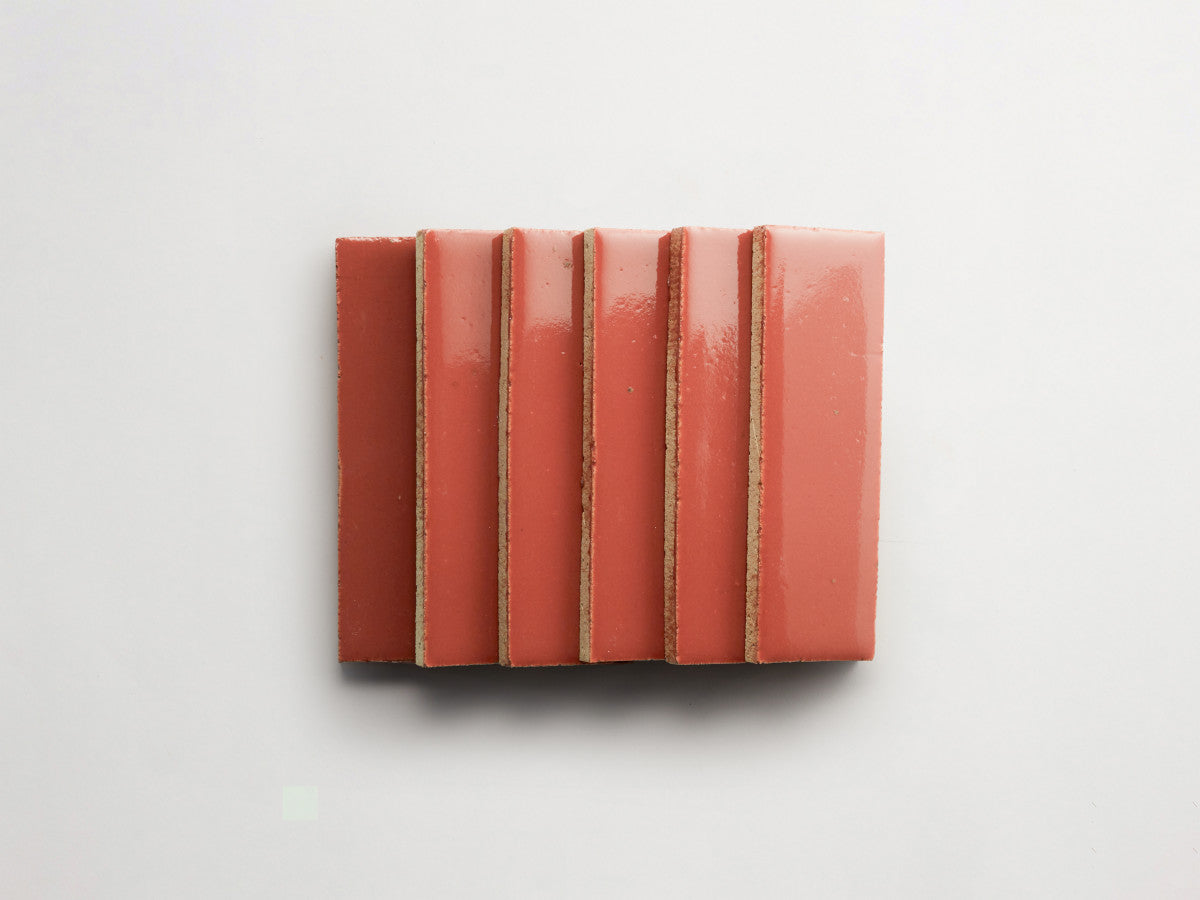 X ILIA glazed thin brick tile Clay limited edition.