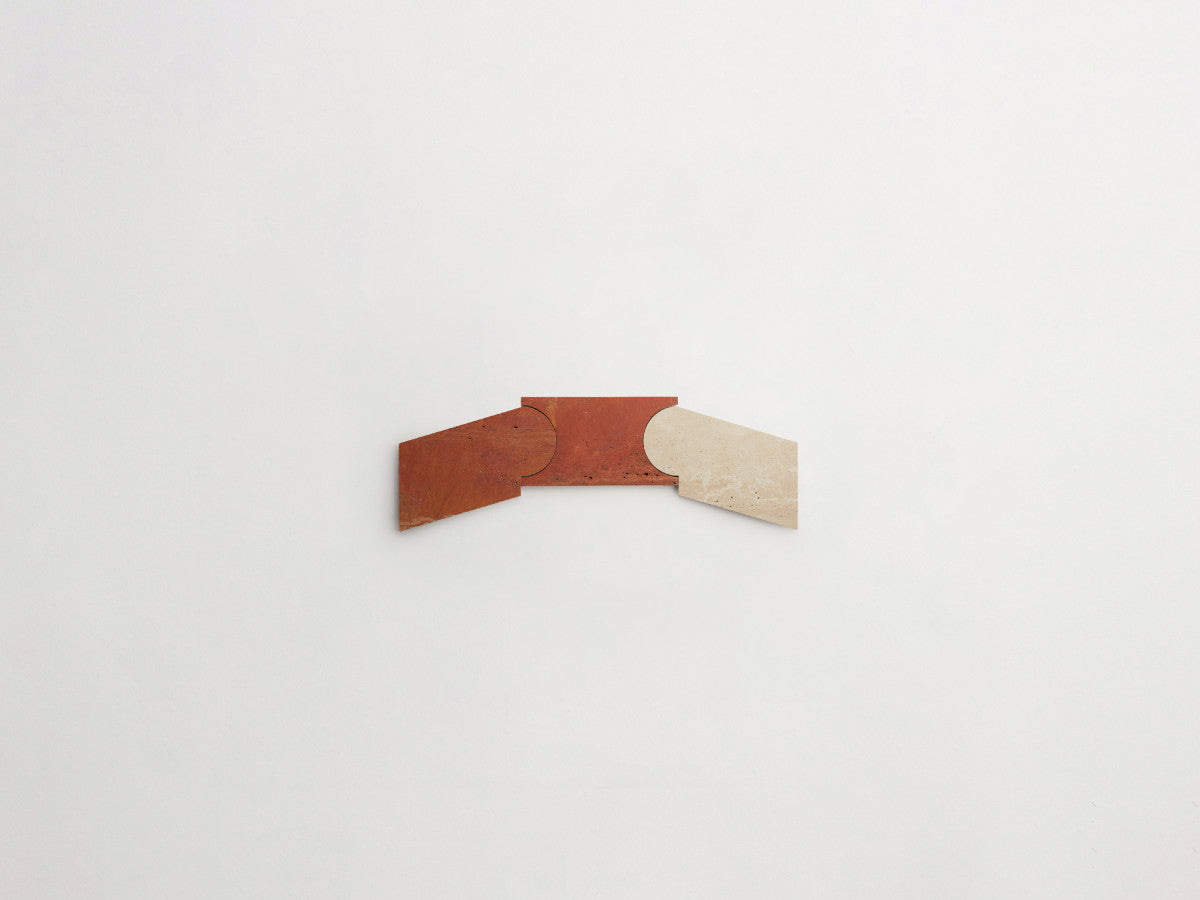 Italian Stone Mosaic Tile for Wall Cristina Celestino Red.