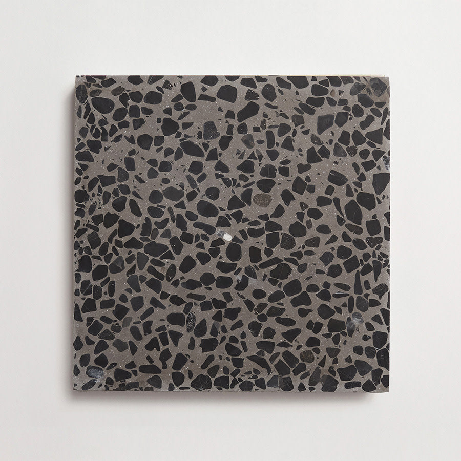 Terrazzo tile outdoor grey carbone large field tile torrone i
