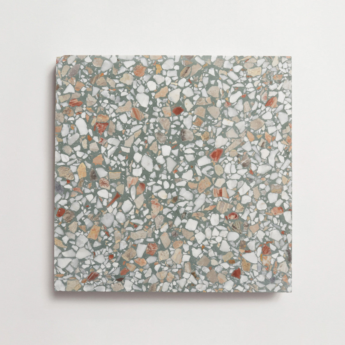 Terrazzo tile outdoor green large field tile torrone ii