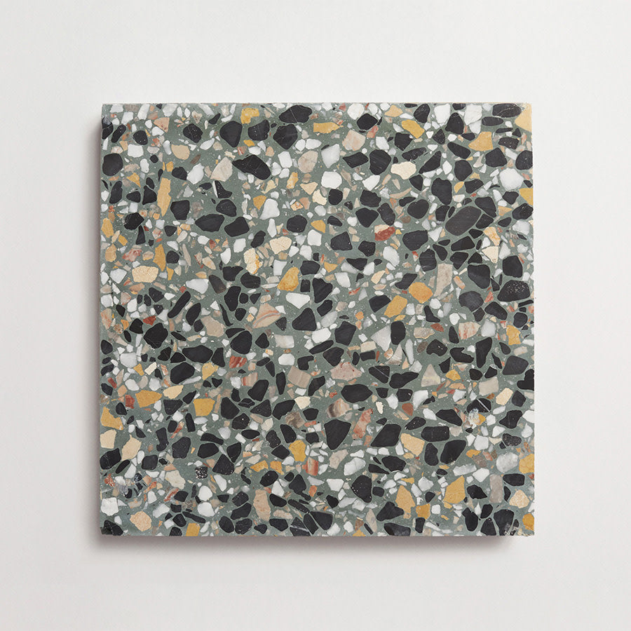 Terrazzo tile outdoor green large field tile torrone iii