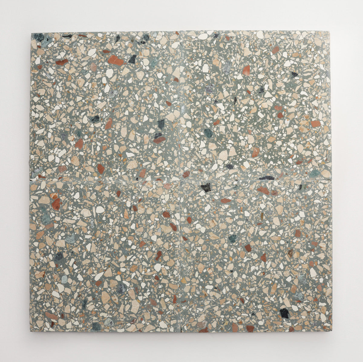 Terrazzo tile outdoor green large field tile torrone iv