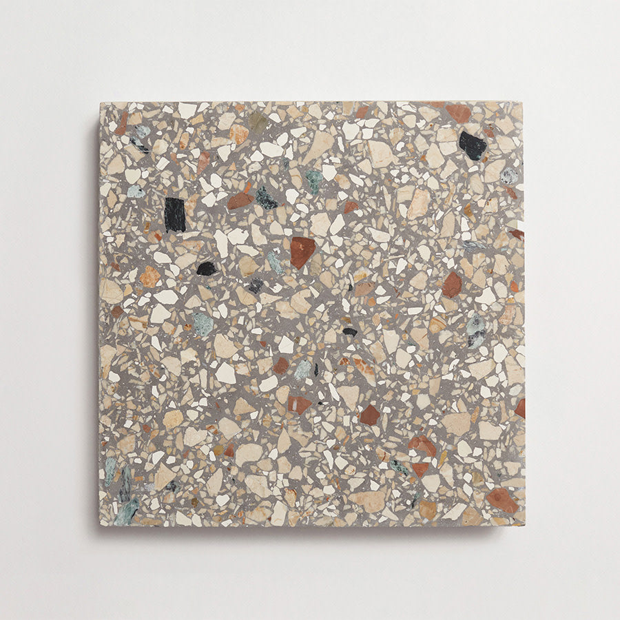 Terrazzo tile outdoor grey ferro large field tile torrone iv