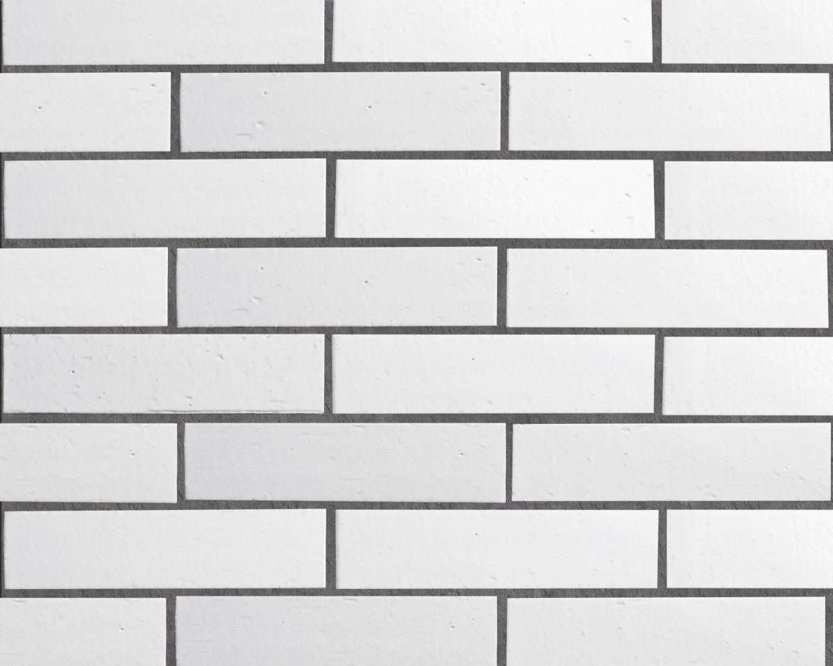 modern farmhouse | glazed brick | subway | gloss white tile