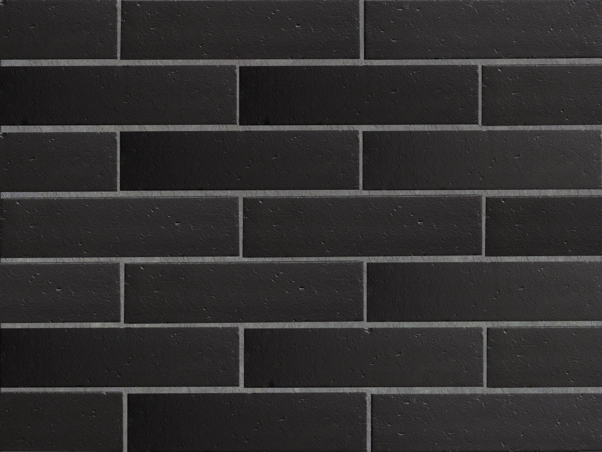 Modern farmhouse brick tile black matte 9.5 x2.5.