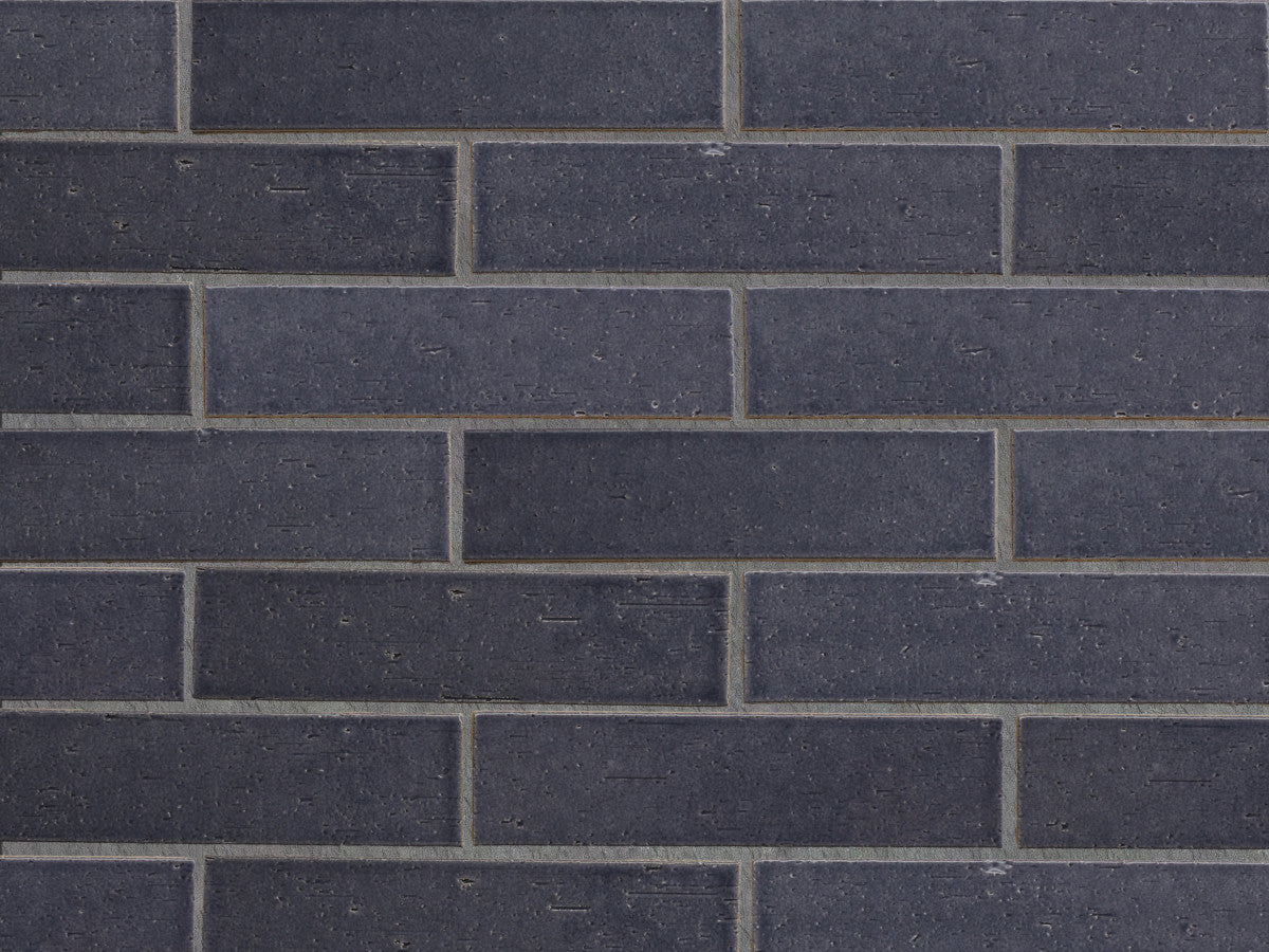 Modern farmhouse brick tile dusk blue gloss 9.5 x2.5.
