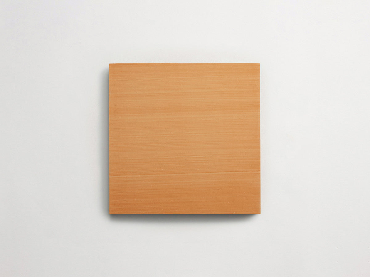 Italian designer ceramic tile Orange Solid.