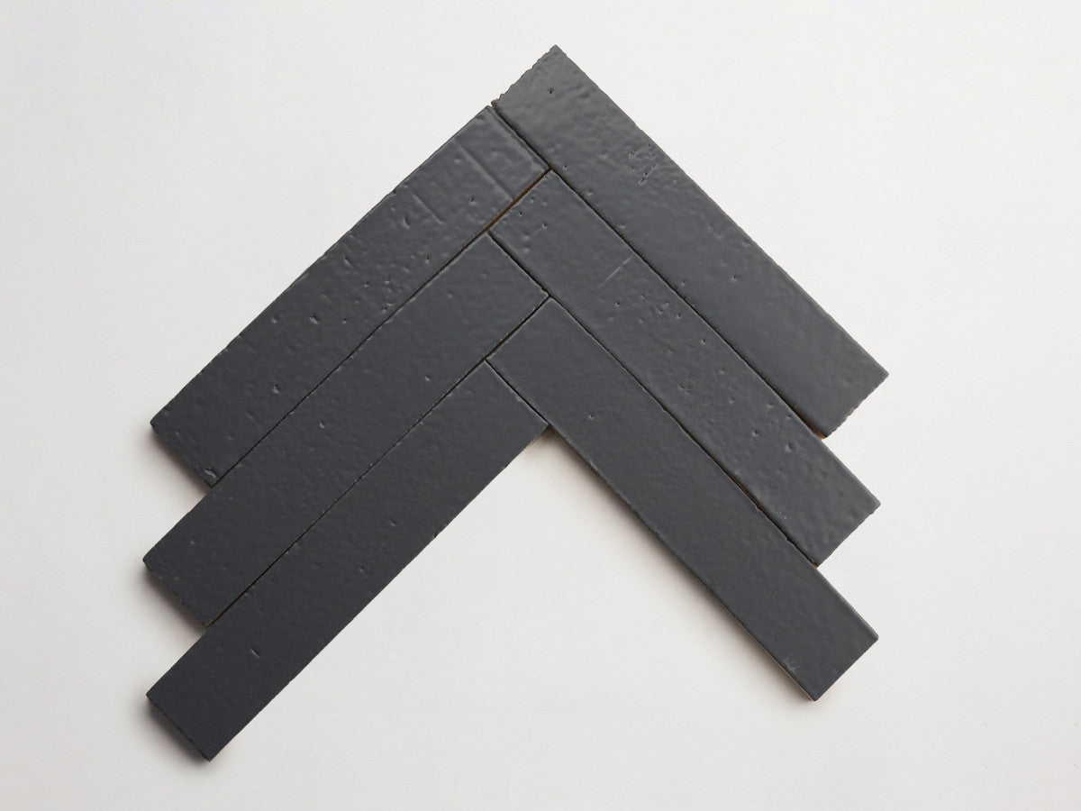 Architectural Glazed Thin Brick 12 x 2½ Blueprint Blue.