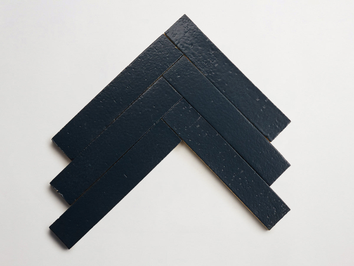 Architectural Glazed Thin Brick 12 x 2½ Stylus Blue.