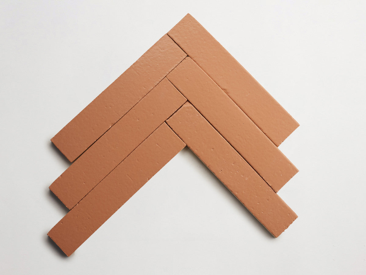 Architectural Glazed Thin Brick 12 x 2½ Sketchpad Natural.