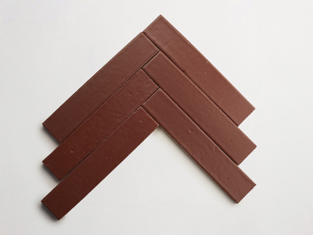 Architectural Glazed Thin Brick 12 x 2½ Balsa Brown.