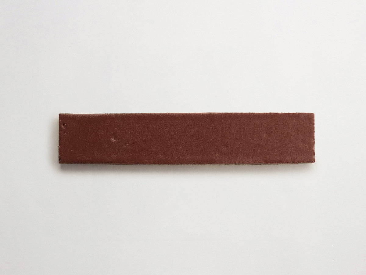 Architectural Glazed Thin Brick 12 x 2½ Balsa Brown.