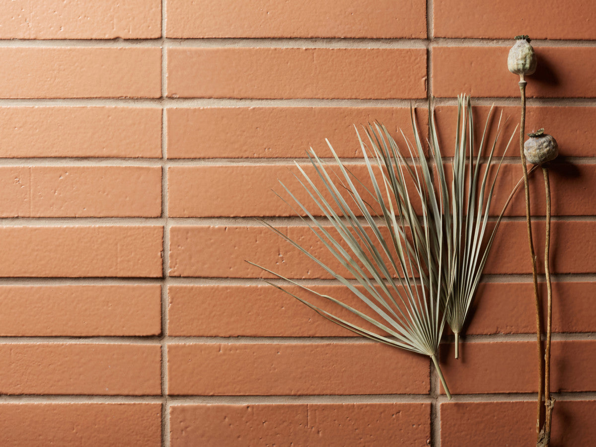 Architectural Glazed Thin Brick 12 x 2½ Sketchpad Natural.