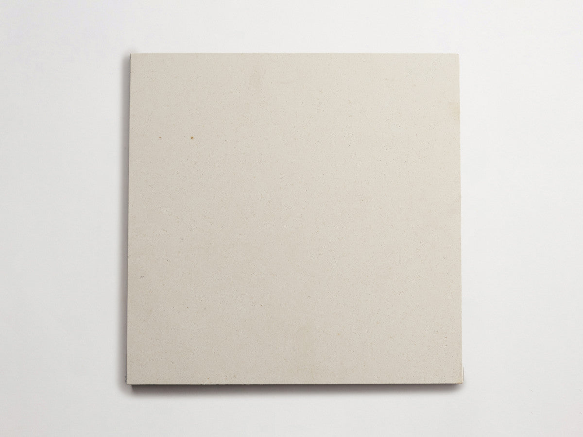 Lapidary stone tile 12 in. square White Limestone Honed.