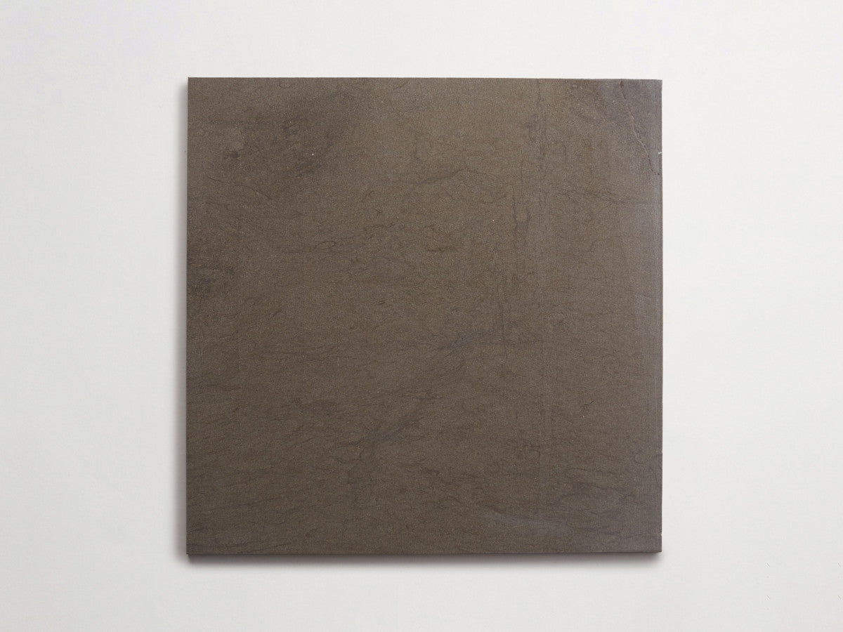 Lapidary stone tile 12 in. square Cashmere Grey Honed.