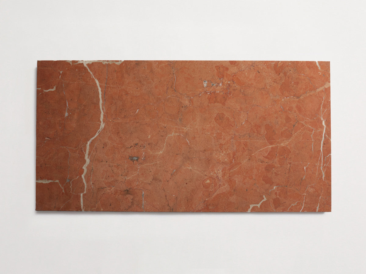 Lapidary stone tile 24 x 12 Rojo Alicante Red Honed.