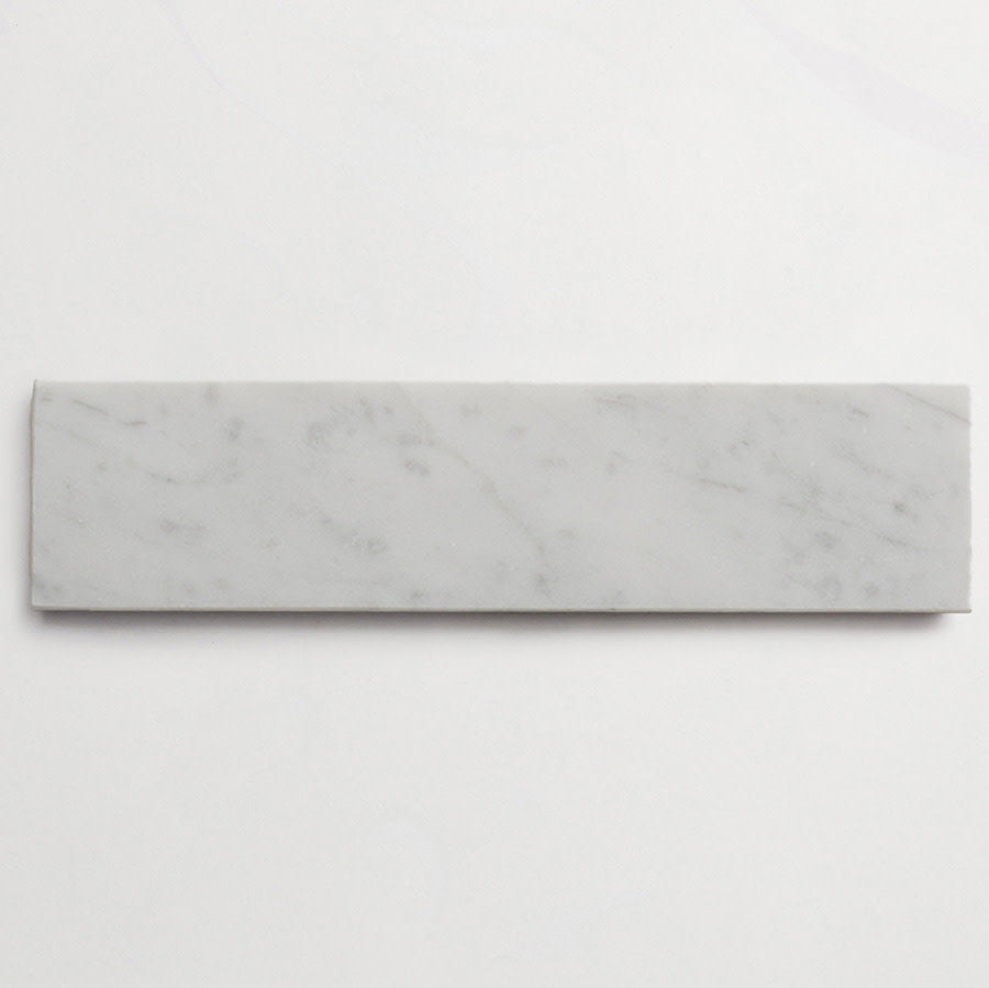 Outdoor tile carrara white marble lapidary honed blade