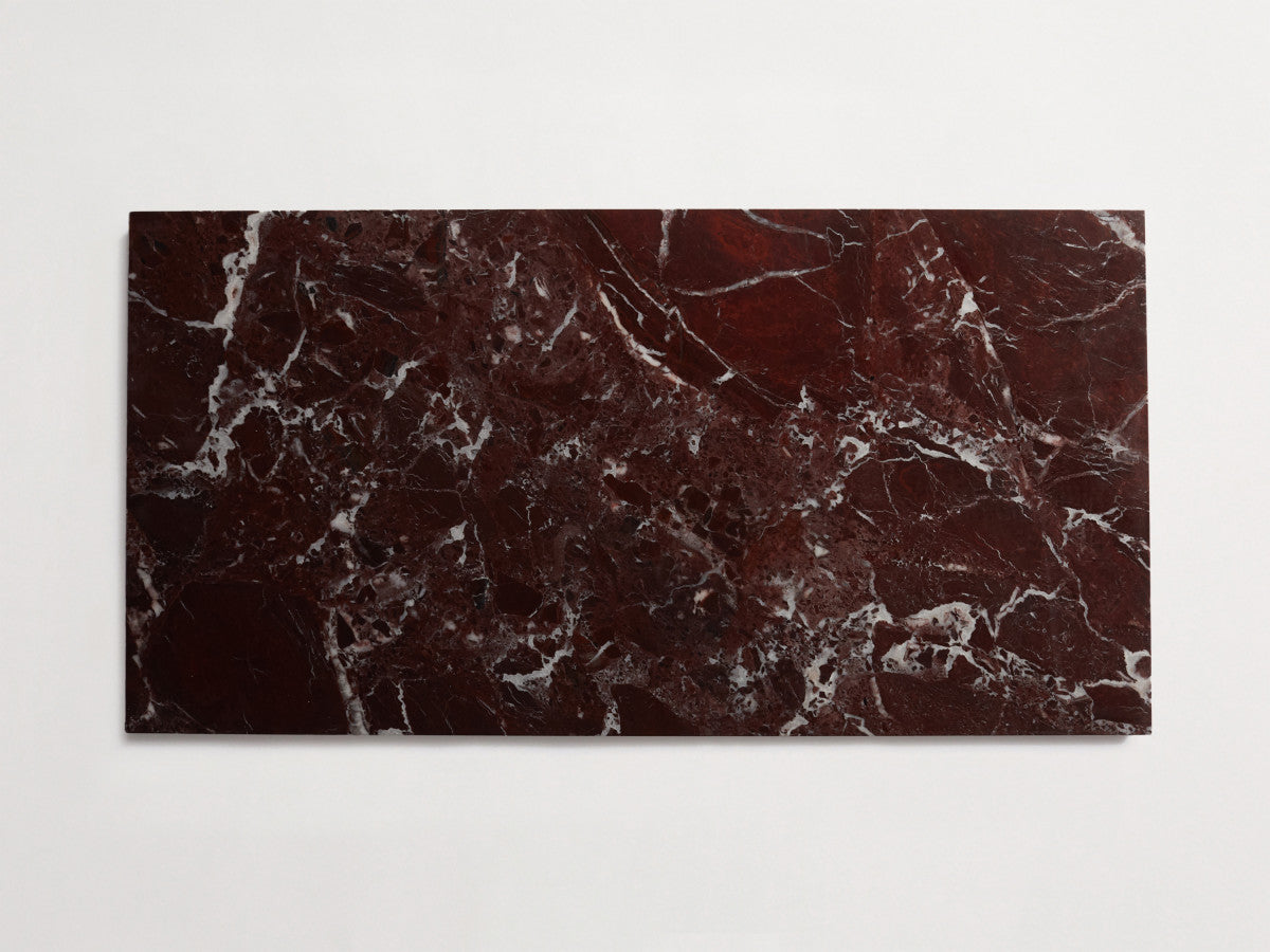 Lapidary stone tile 24 x 12 Red Honed.