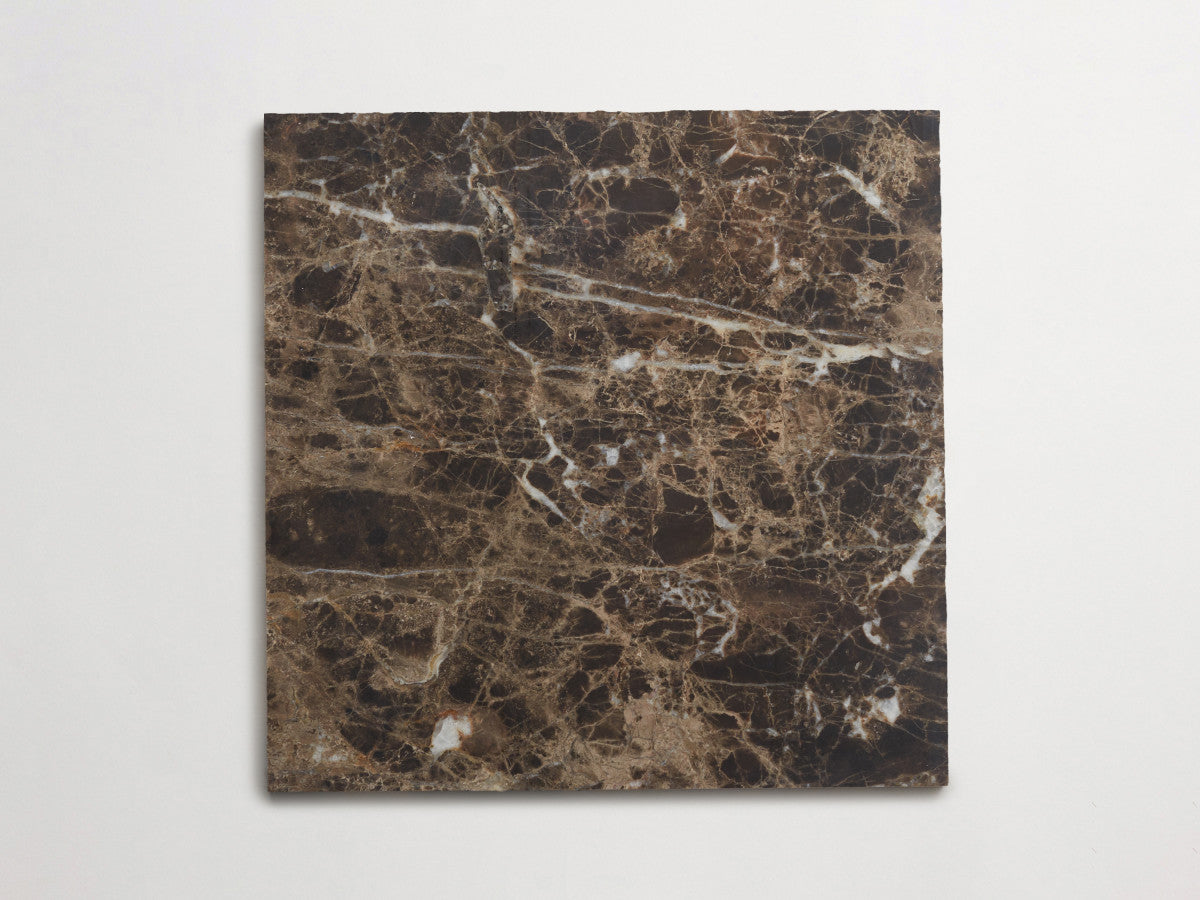 Lapidary stone tile 12 in. square Brown Honed.