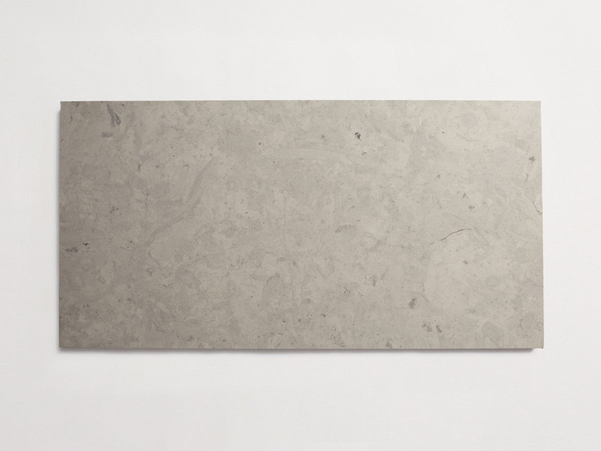 Lapidary stone tile 24 x 12 Alpaca Grey Honed.