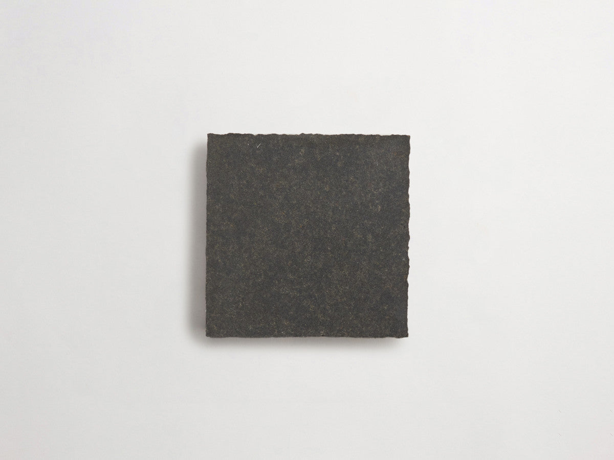Lapidary stone tile 4 in. square Warm Black Honed.