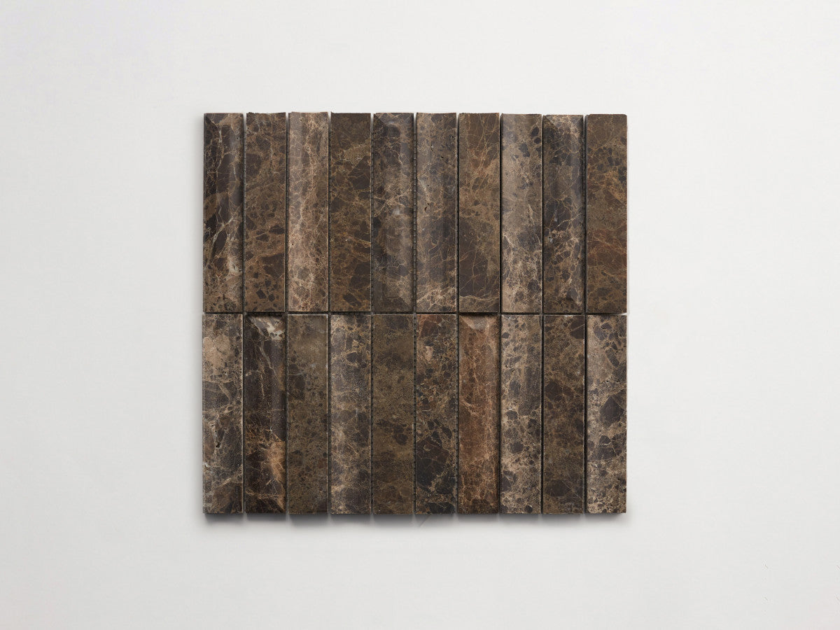 clé lapidary: lavorato | apiari | honed | iberian chocolate ~ 1¼"x6"x½"