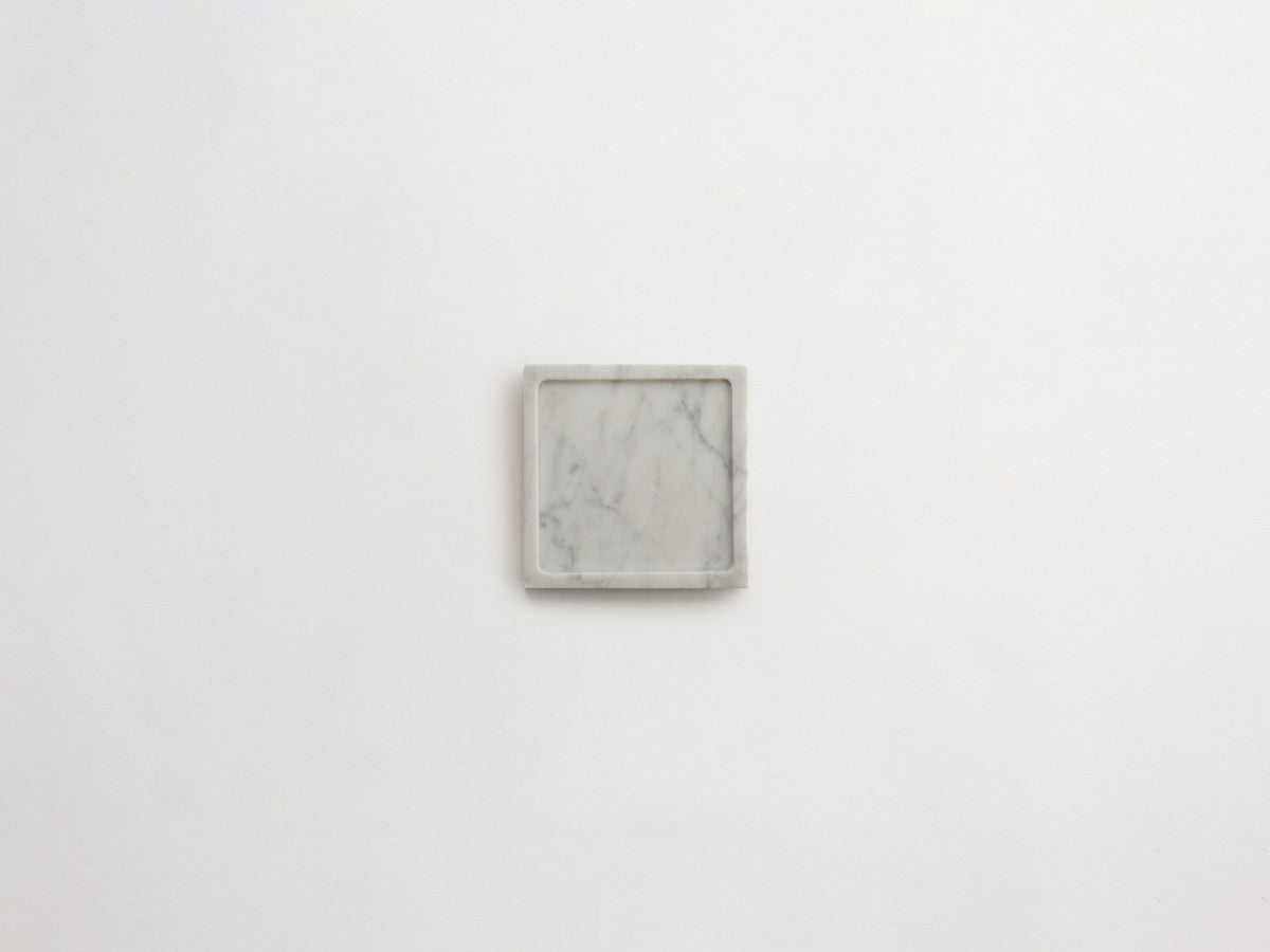 clé lapidary: incasso | stout | honed | carrara ~ 6"x6"x⅝"
