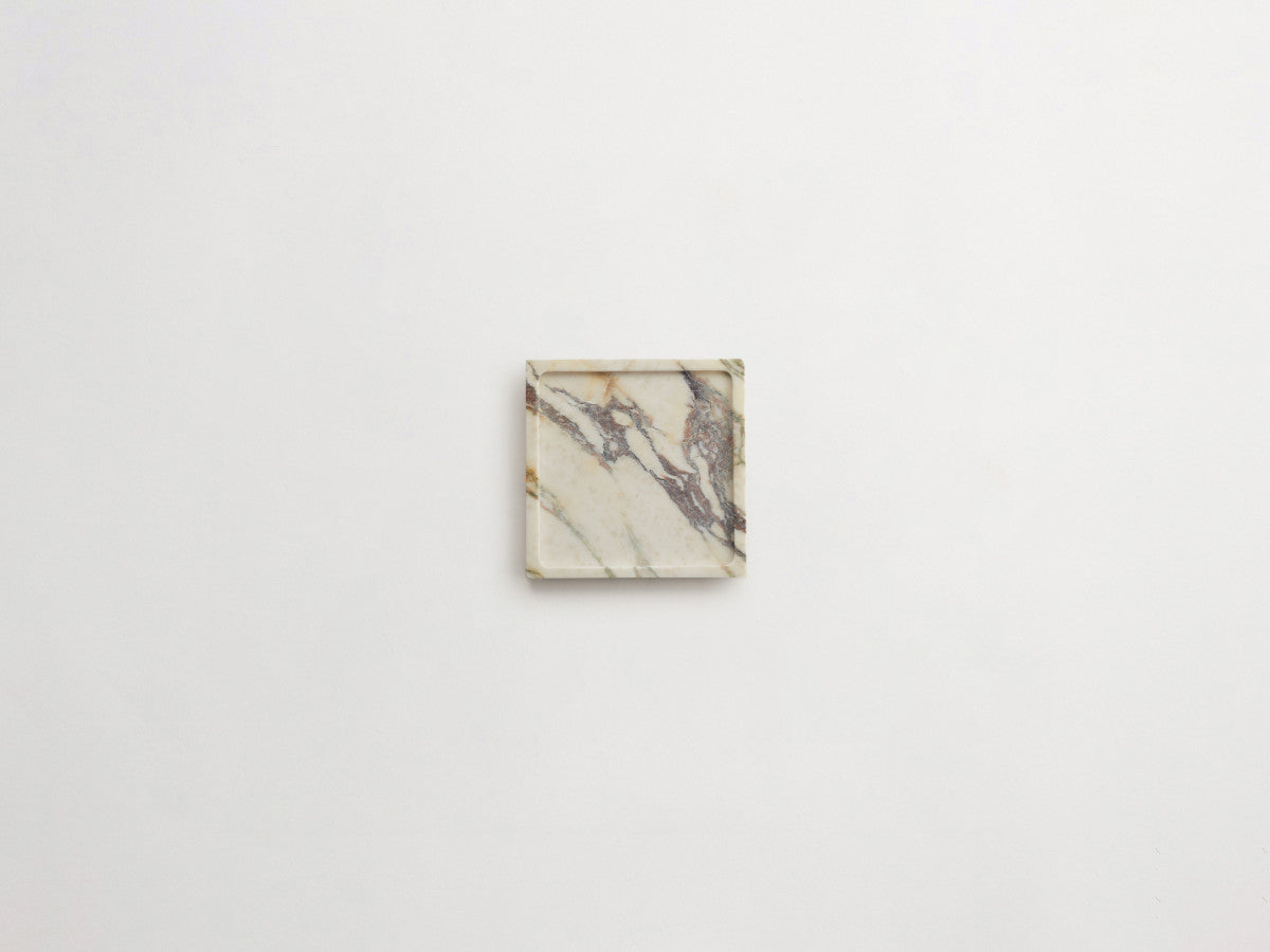 clé lapidary: incasso | stout | honed | calacatta viola ~ 6"x6"x⅝"