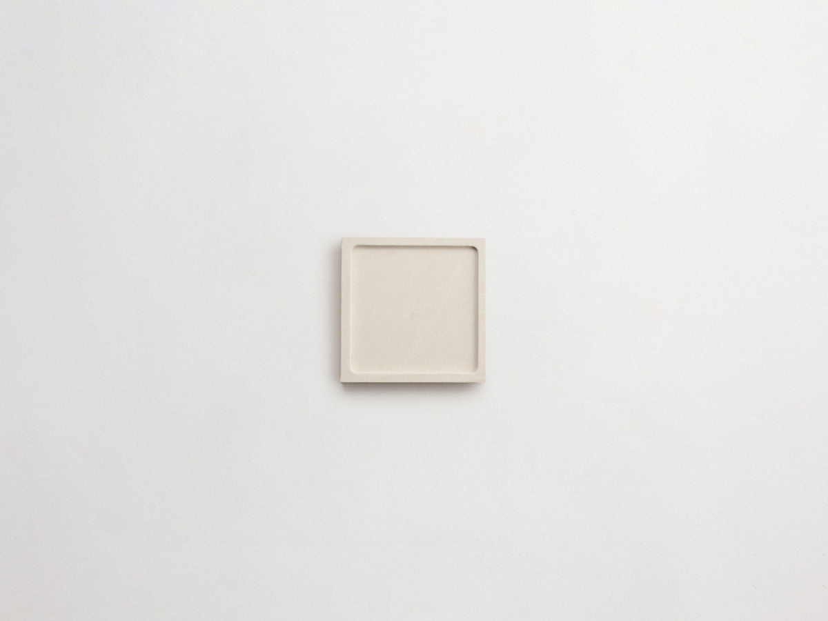 clé lapidary: incasso | stout | honed | white limestone ~ 6"x6"x⅝"
