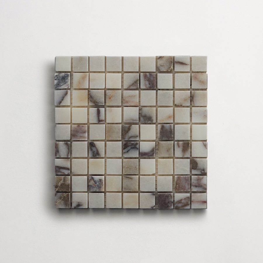 clé lapidary: micro-mosaics | confetti | honed | calacatta viola | sample ~ ⅝"x⅝"x⅜"