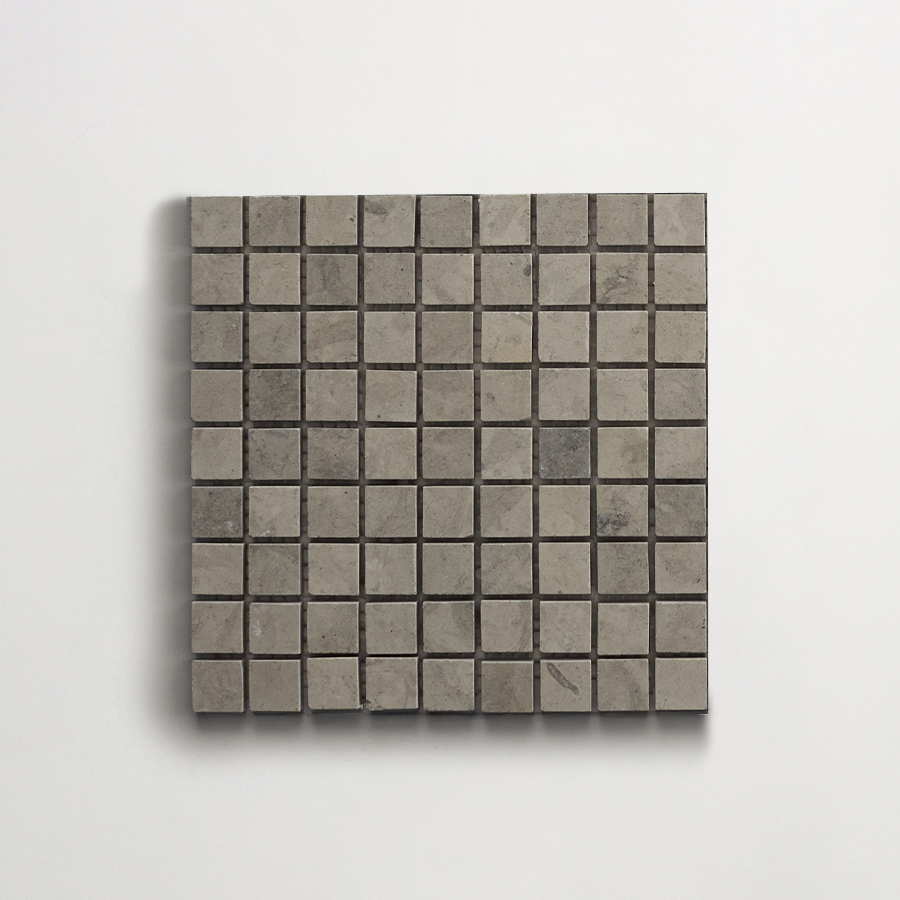 clé lapidary: micro-mosaics | confetti | honed | alpaca grey | sample ~ ⅝"x⅝"x⅜"