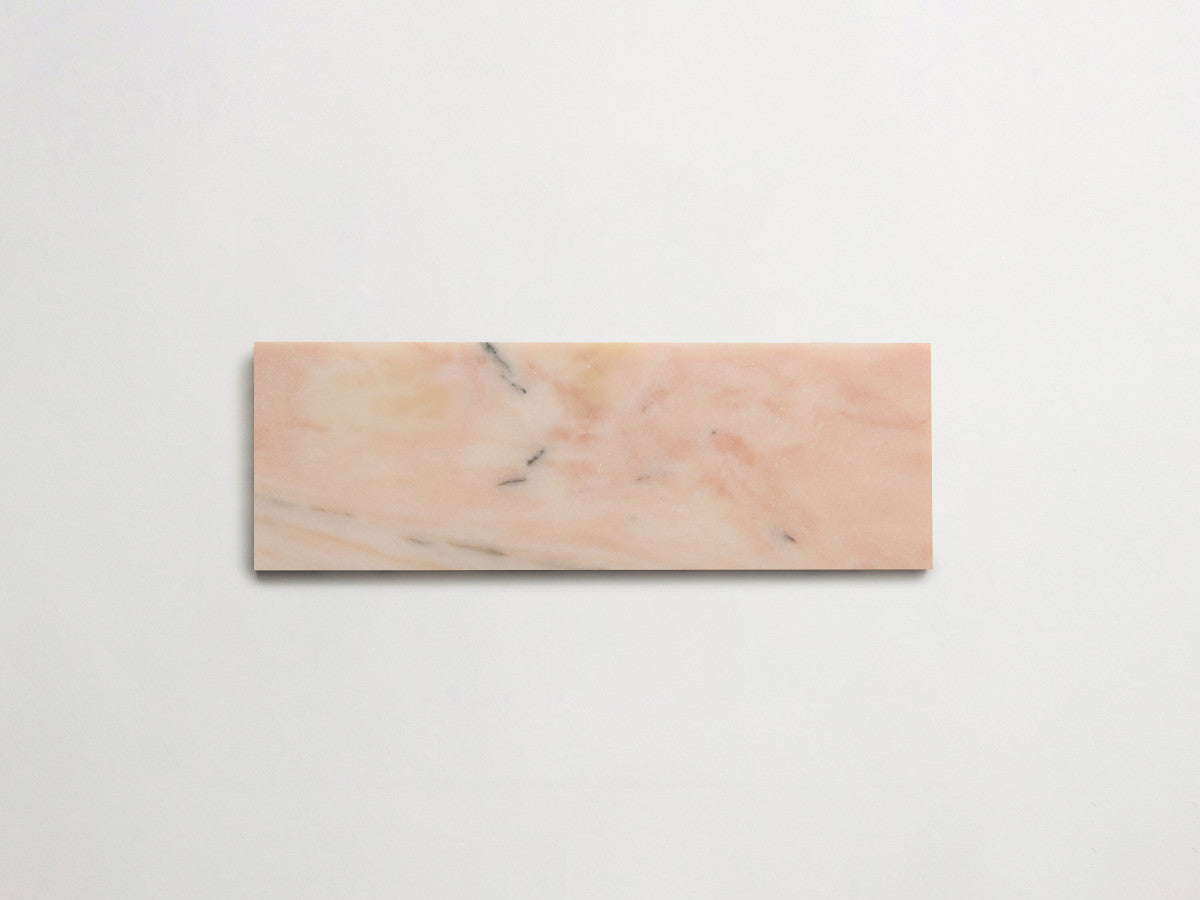clé lapidary: grandioso | plank | honed | rosina veneto ~ 4"x12"x⅜"