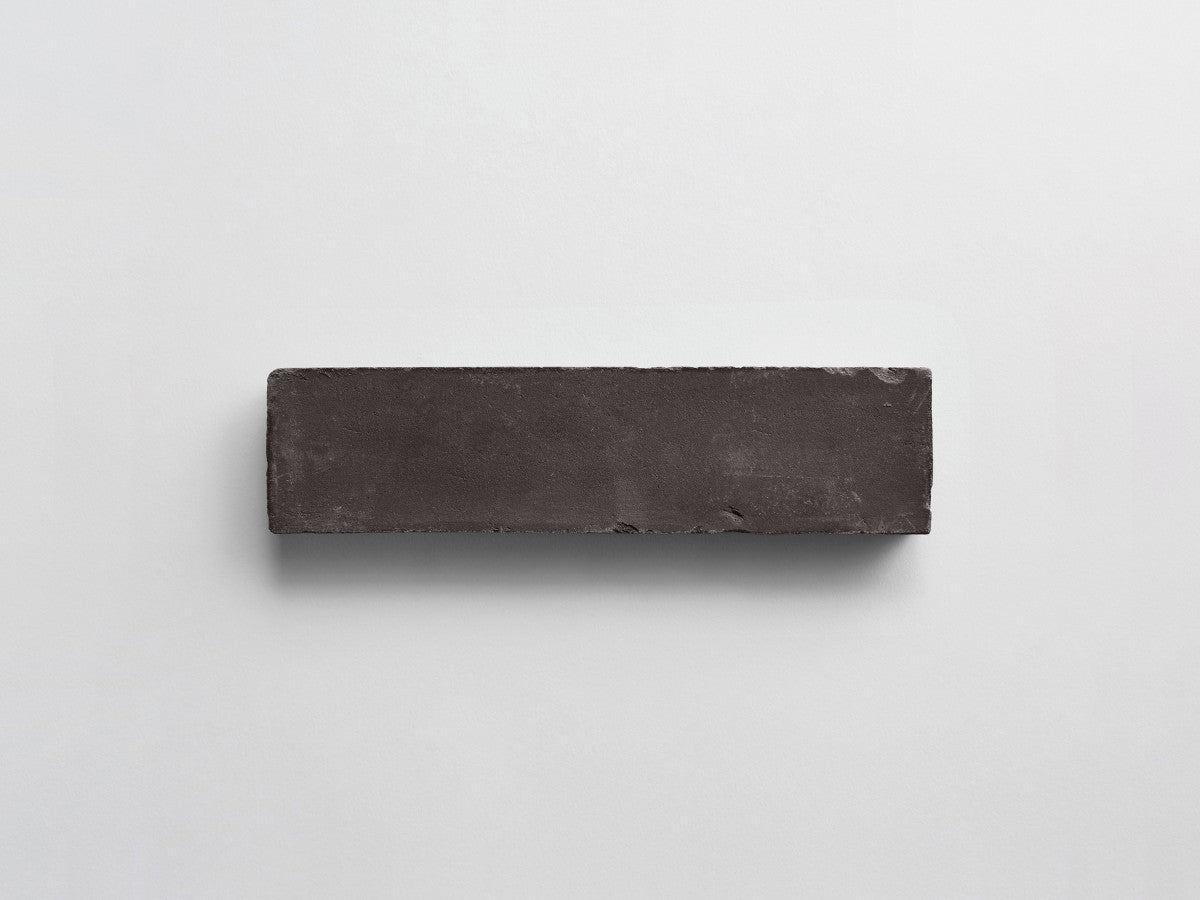 Terracotta Tile 8" Rectangle Unfinished Black Tile.