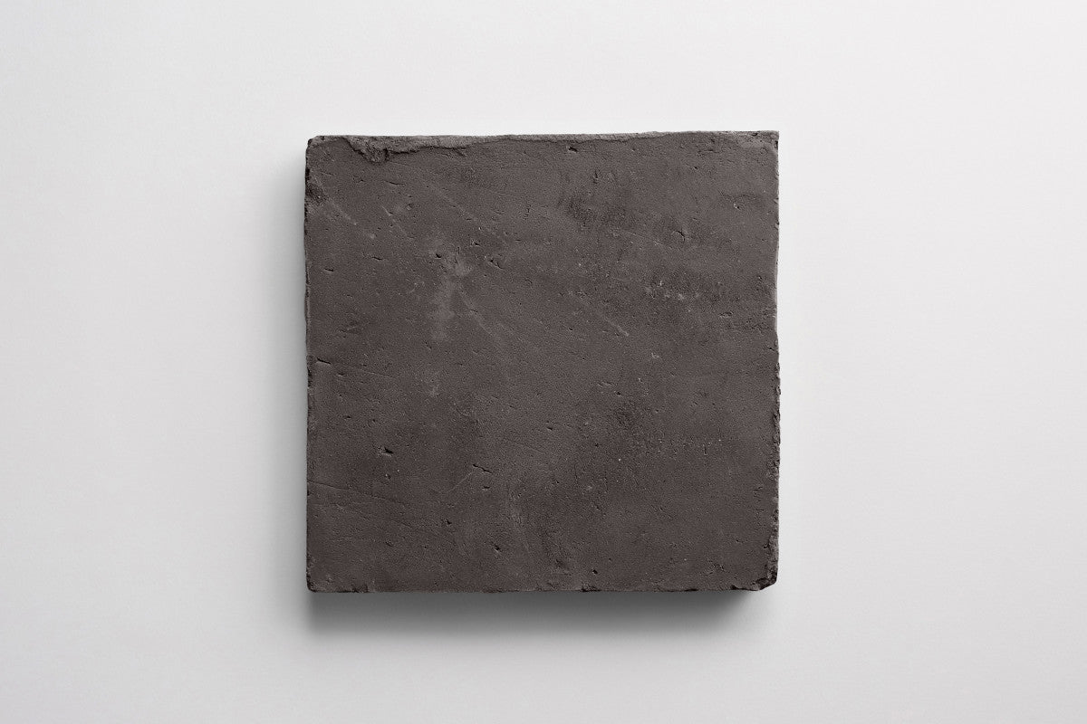 Terracotta Tile 8" Square Unfinished Black Tile.