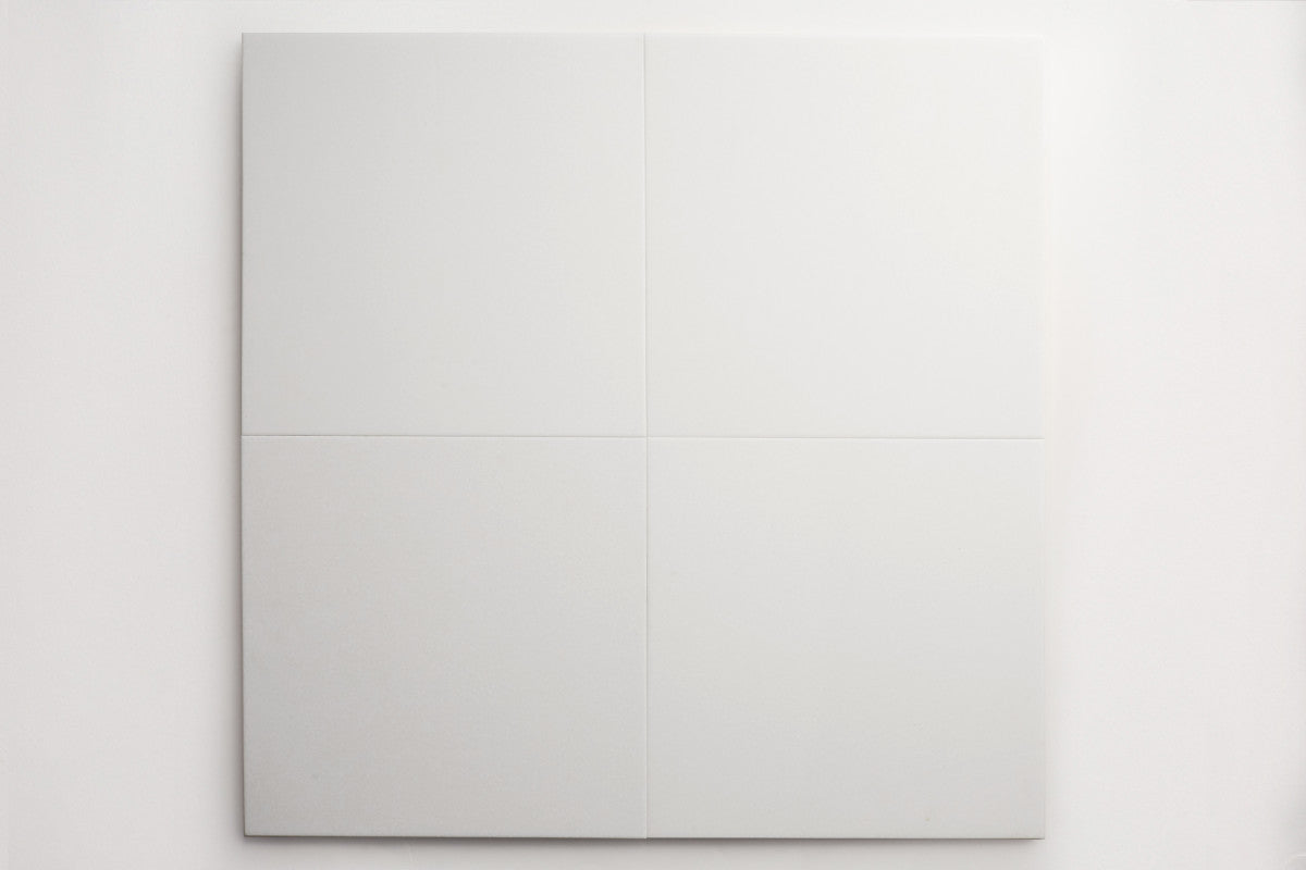 clé lapidary: legacy | grand stout | honed | thassos ~ 12"x12"x⅜"