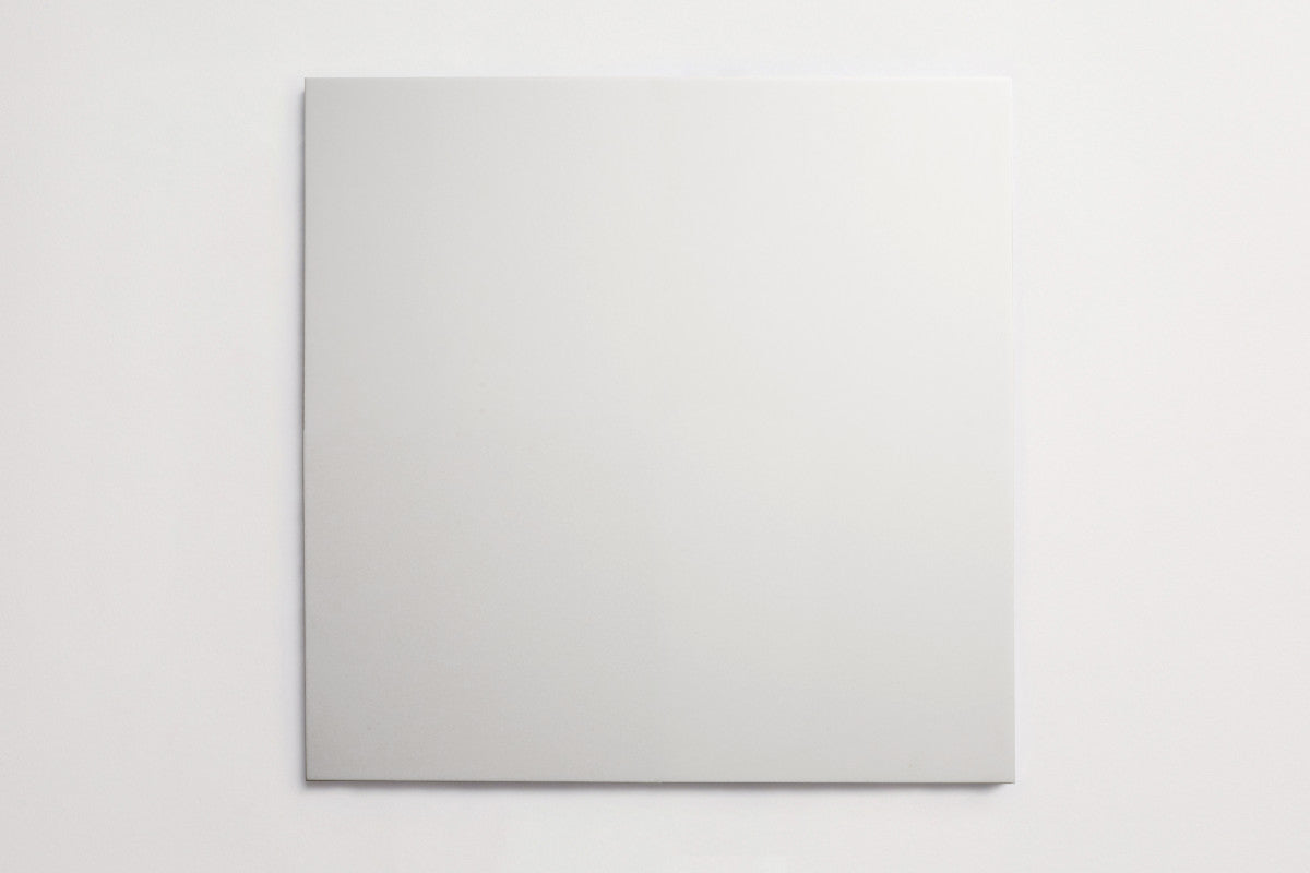 Lapidary stone tile 24 in. square Thassos White Honed.