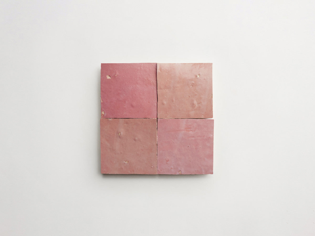 pink zellige tile | moroccan | vintage rose 4