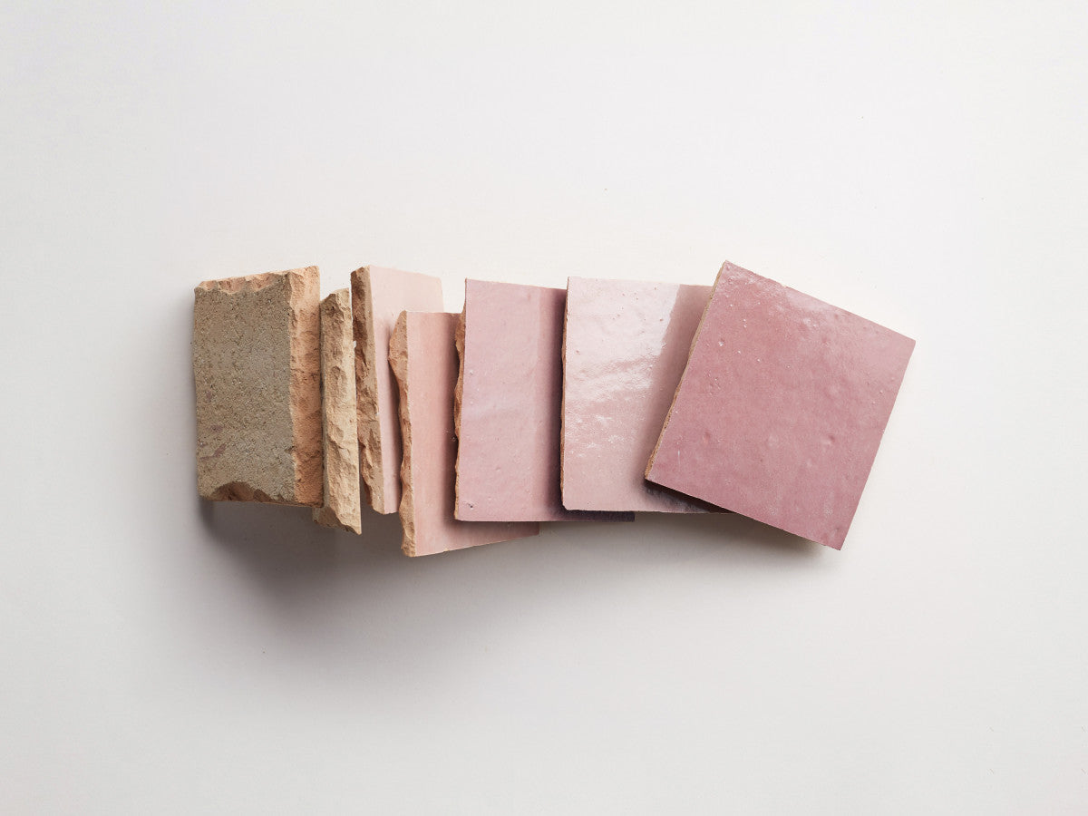 pink zellige tile | moroccan | vintage rose 4