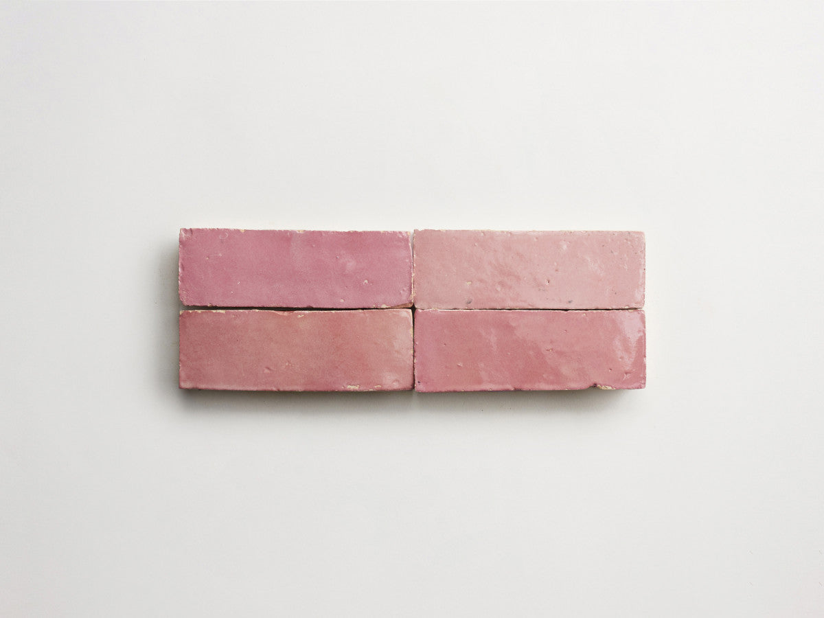 zellige tile | vintage rose pink subway bejmat | clé